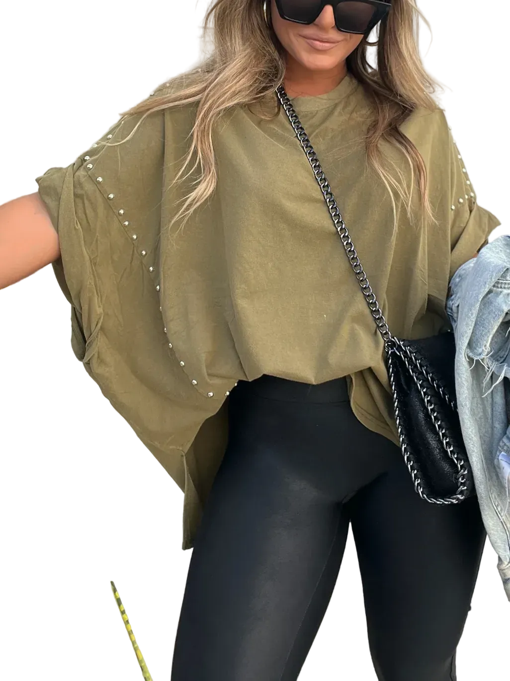 Damska Koszula Vintage O Luźnym Kroju