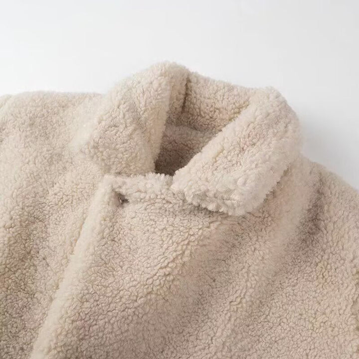 Damska Krótka Kurtka Typu Teddy