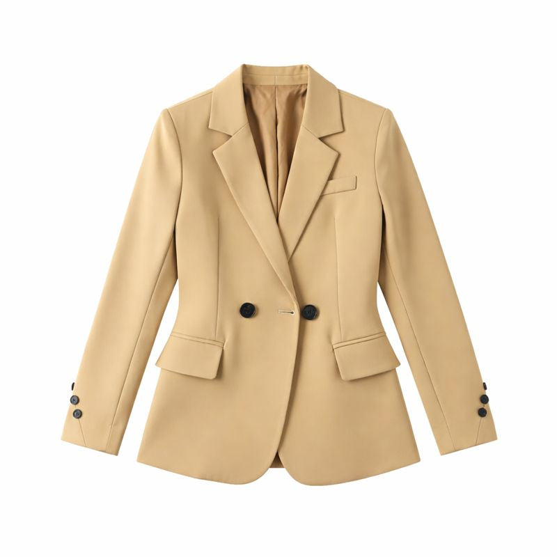 Damska Marynarka Z Klapami I Kieszeniami