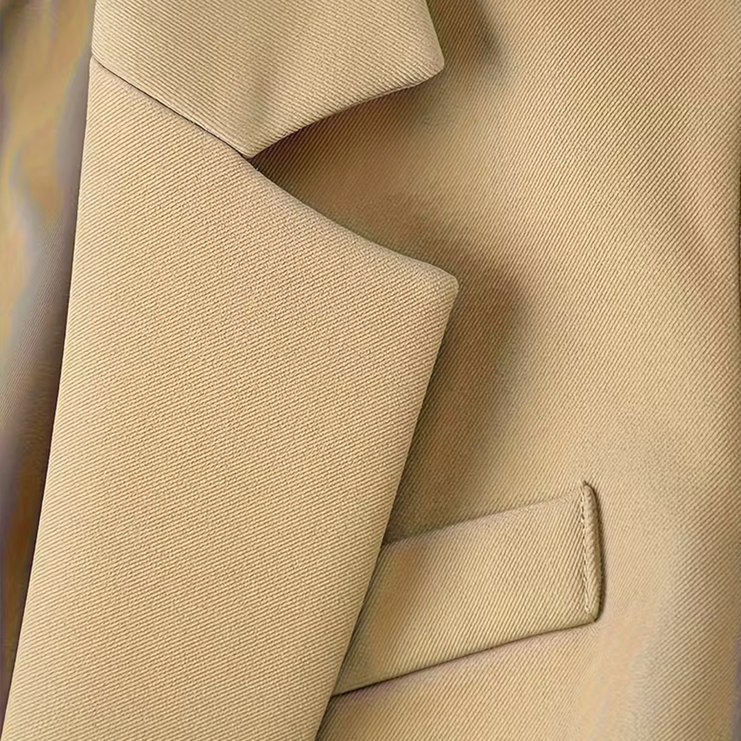 Damska Marynarka Z Klapami I Kieszeniami