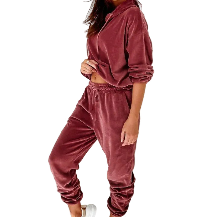 Damski Dresowy Komplet O Luźnym Kroju