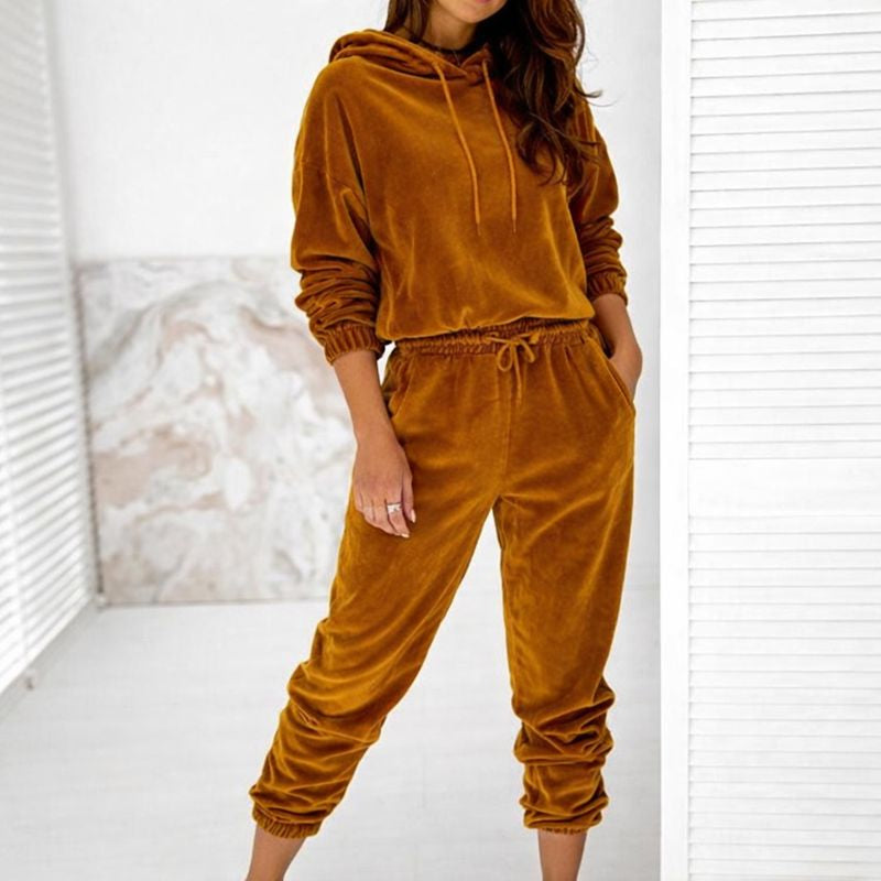 Damski Dresowy Komplet O Luźnym Kroju