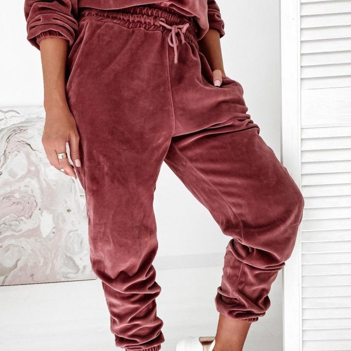 Damski Dresowy Komplet O Luźnym Kroju