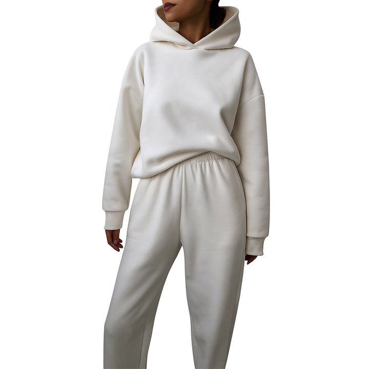 Damski Dwuczęściowy Komplet Casualowy Typu Oversize o Luźnym Kroju