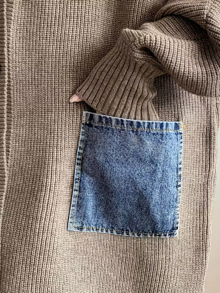 Damski Kardigan z Kapturem