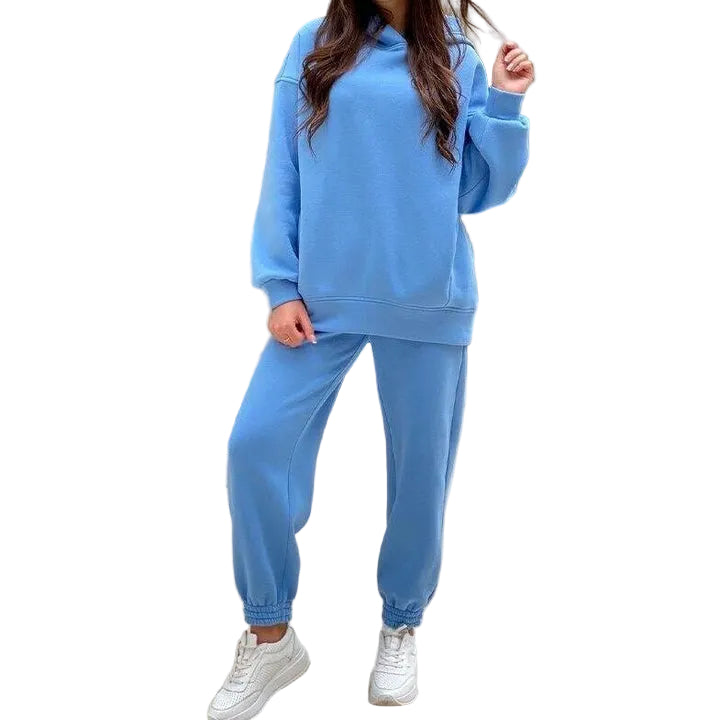 Damski Komplet Dresowy Gładki Z Długim Rękawem