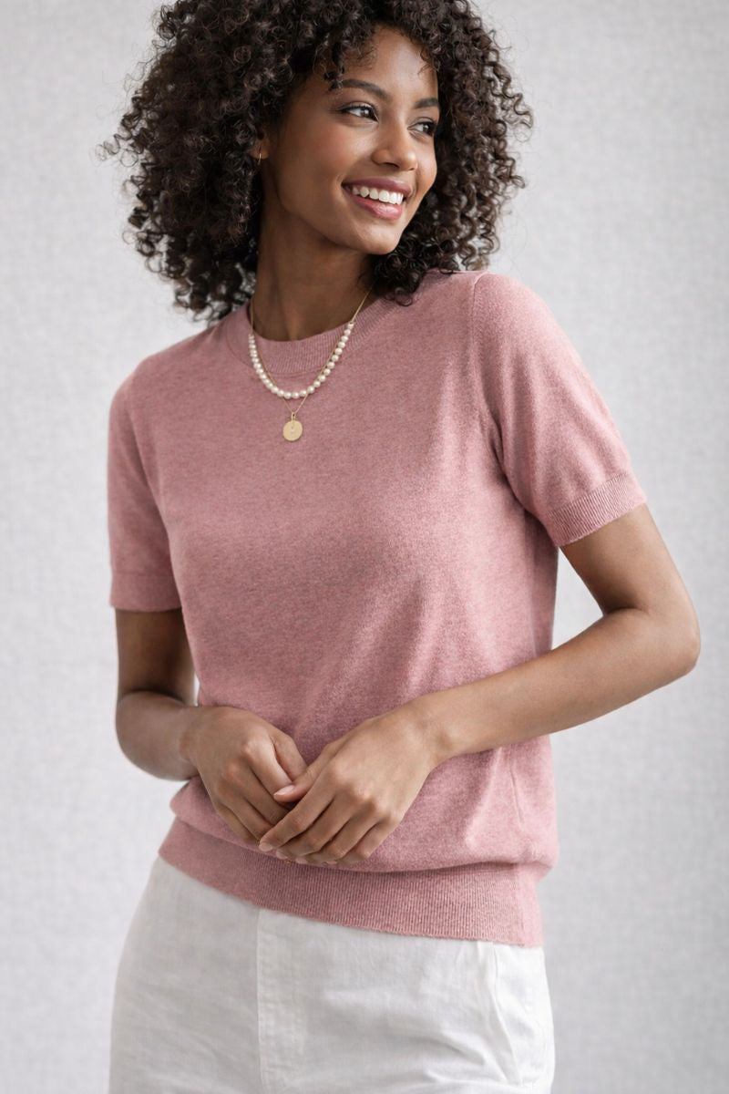 Damski Lekki Bluzka z Krótkim Rękawem