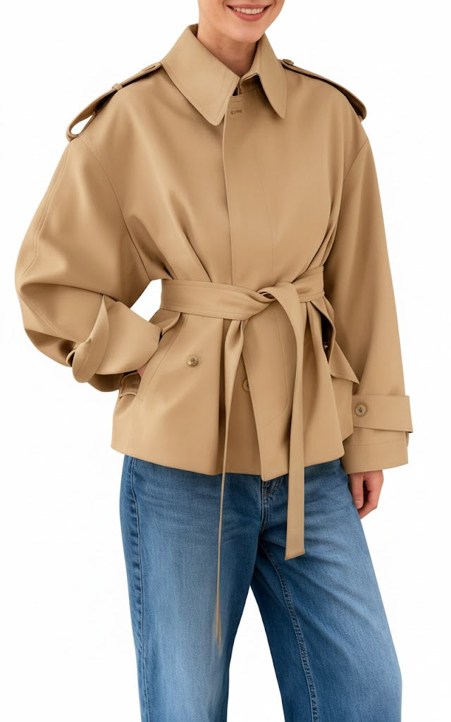 Damski Trencz Krótki