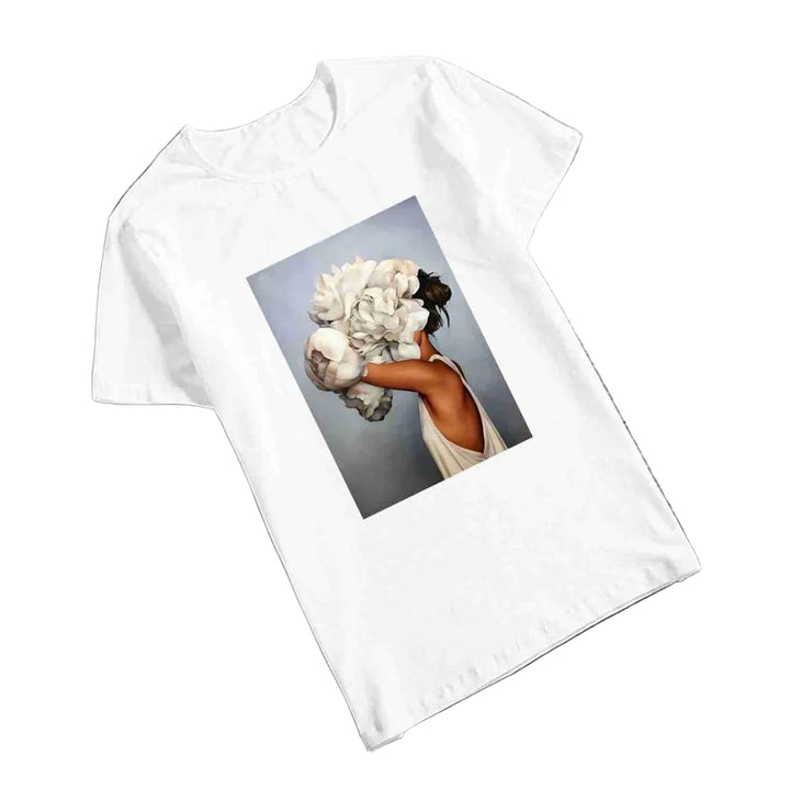 Koszulka Damska Z Nadrukiem Geometrycznym Wzorem