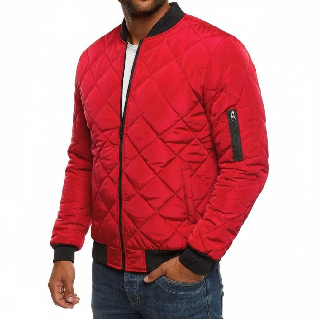 Męska Kurtka Pikowana