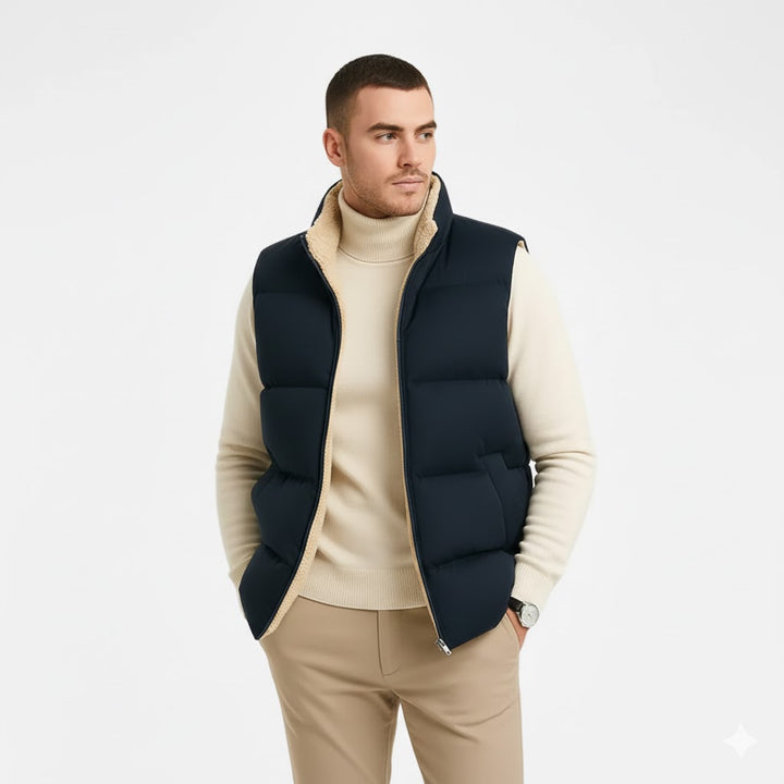 Męska Kurtka Puchowa bez Rękawów