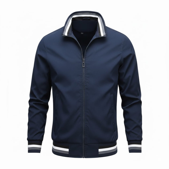 Męska Lekka Kurtka Bomberka z Zamkiem Błyskawicznym