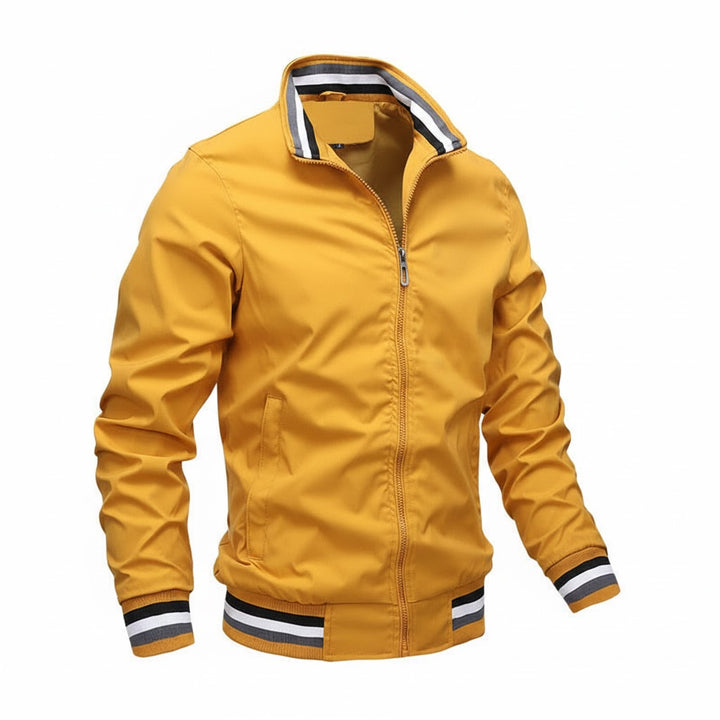 Męska Lekka Kurtka Bomberka z Zamkiem Błyskawicznym