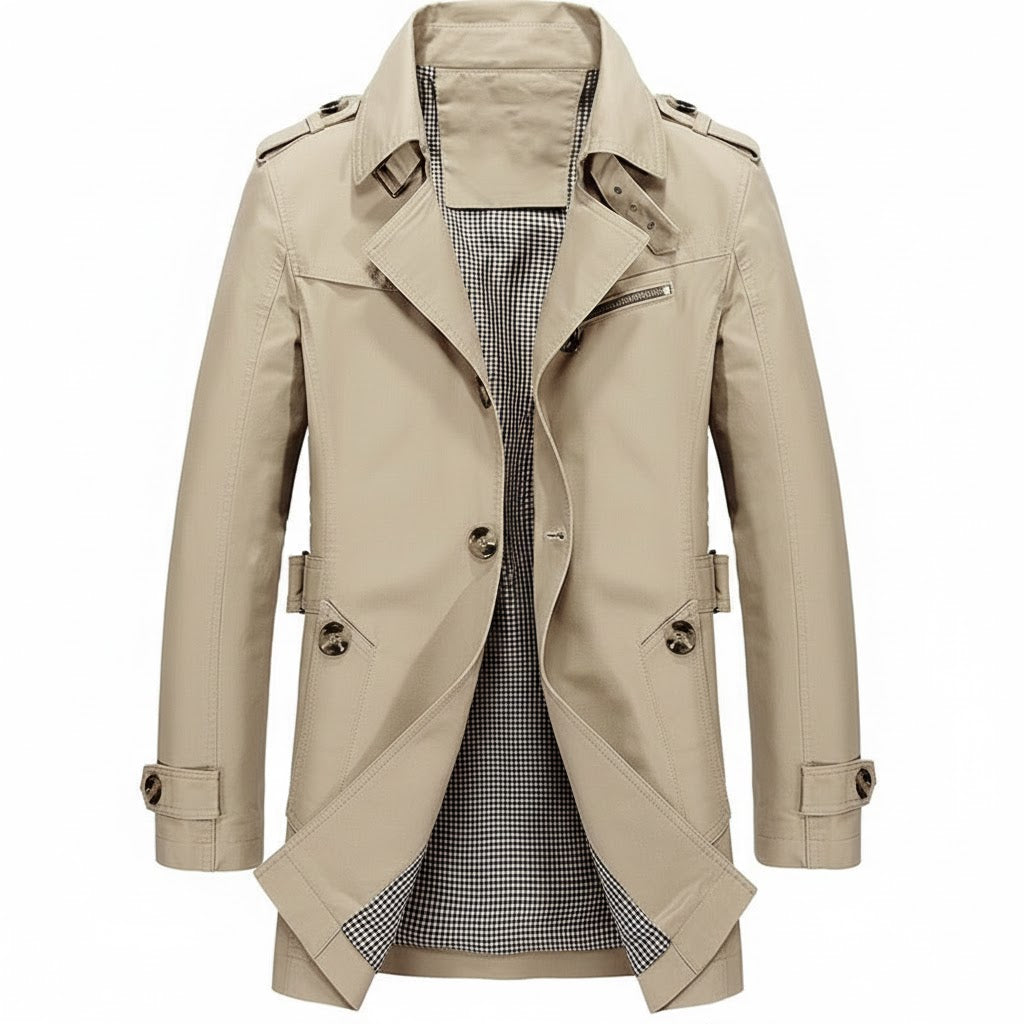 Męski Płaszcz Zimowy Klasyczny