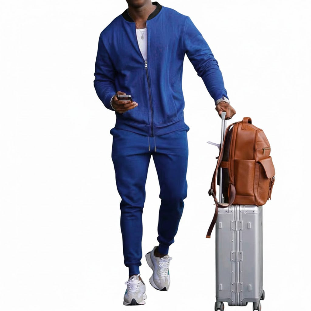 Męski Sportowy Dres Dwuczęściowy